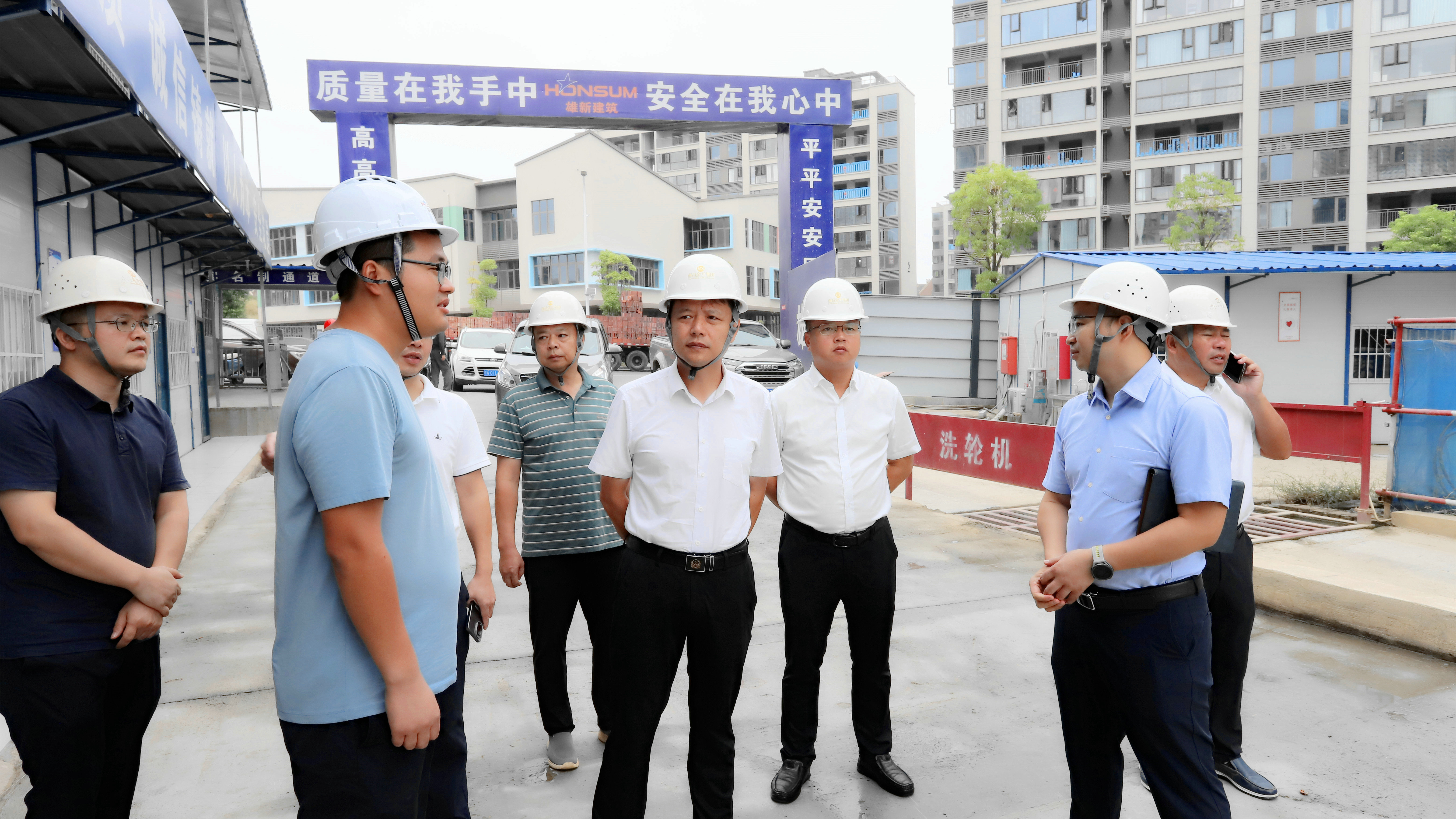 罗贤锦带队调研九游（jiuyou）娱乐中国官方网站重点项目建设情况