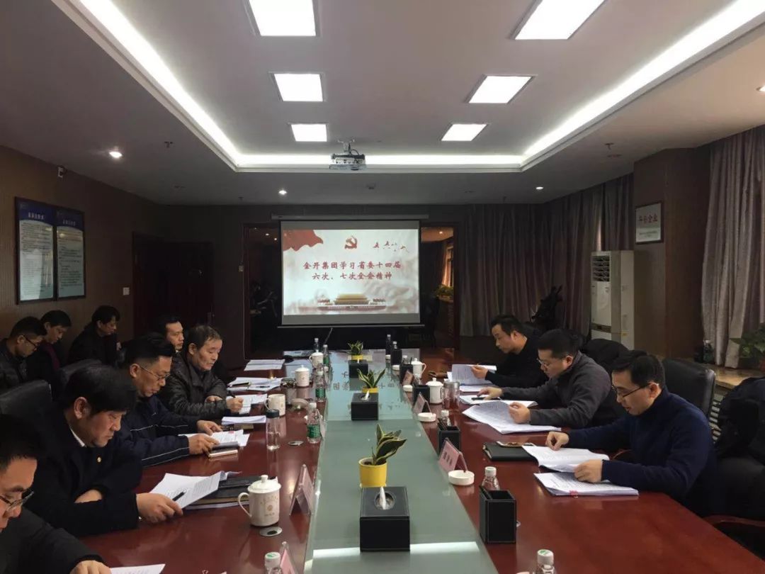 金开乐动(中国)Ledong·官方网站召开2019年党委中心组第一次集体学习会议 