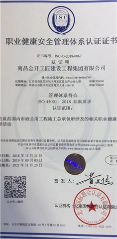 工匠乐动(中国)Ledong·官方网站通过三体系认证年审