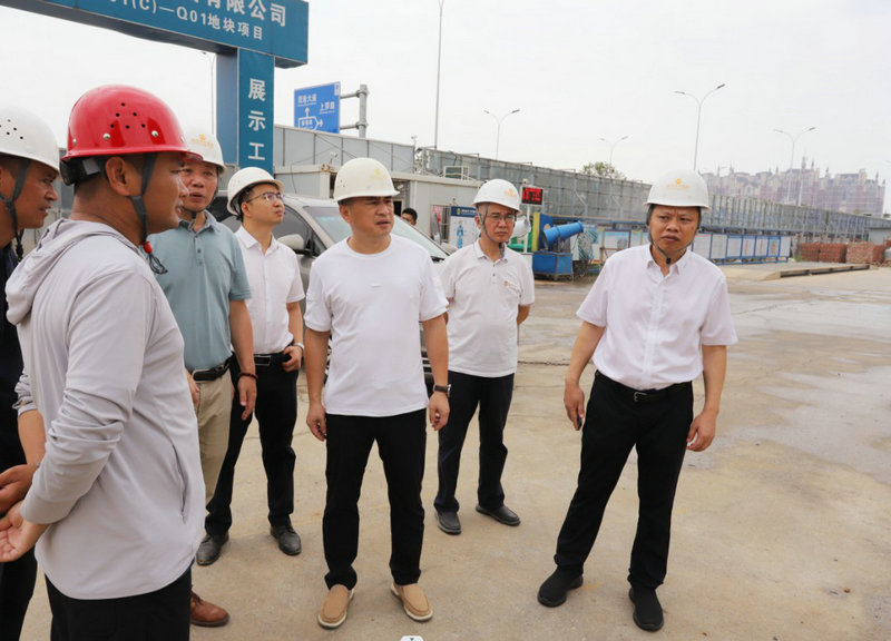 李茶根调研乐动(中国)Ledong·官方网站重点项目建设推进情况