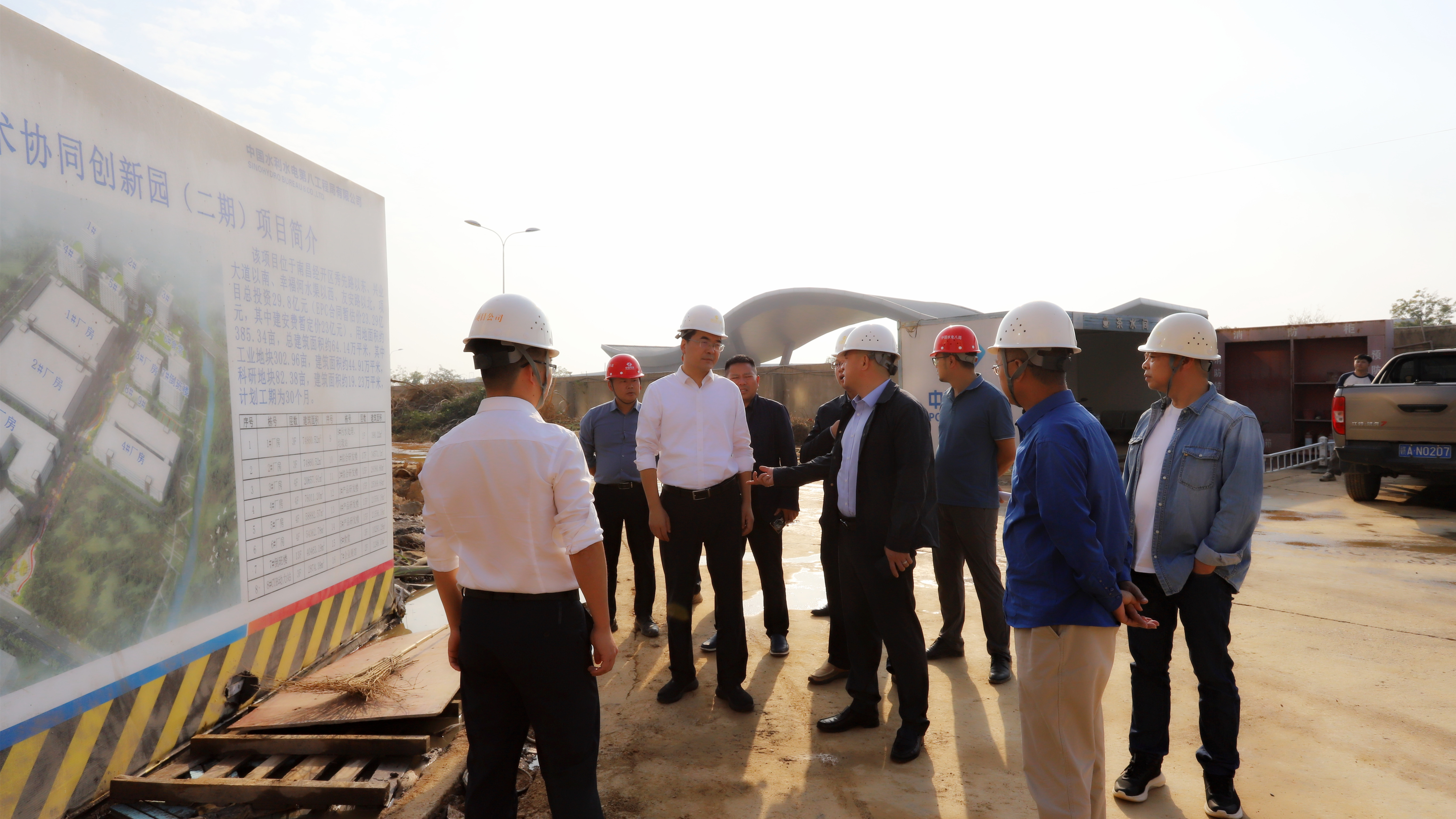 贺敏调研乐动(中国)Ledong·官方网站重大重点项目建设